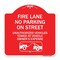 Signmission No Parking on Street Unauthorized Vehicles Towed at Vehicle Owners Expense, A-DES-RW-1818-23690 A-DES-RW-1818-23690 - alternate 1